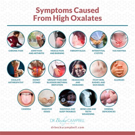 high oxalates symptoms.